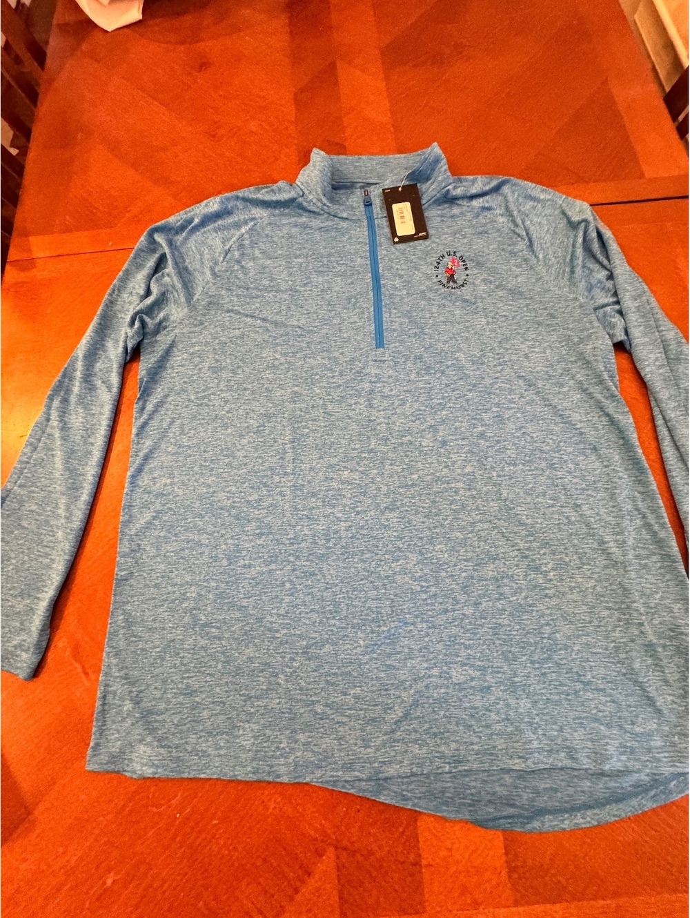 Under Armour 124th U.S. Open Pinehurst XXL Blue 1/4 Zip Pullover Sweatshirt 748